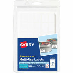 LABEL,5/8X7/8,1050/PK,WHT