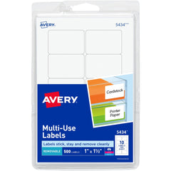 LABEL,1X1.5,500/PK,WHT