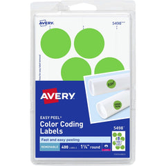 LABEL,1.25RND,400/PK,NEGN