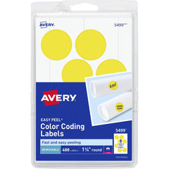 LABEL,1.25RND,400/PK,NEYL