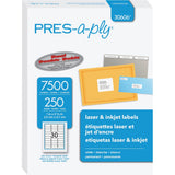 LABEL,LASER,1"X2-5/8"