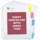 PROTECTOR,SHEET,TAB,CLRD