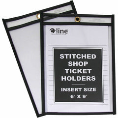 HOLDER,TCKT,2CLR SIDS,6X9