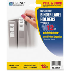 HOLDER,BNDR LBL,2-3.5",12