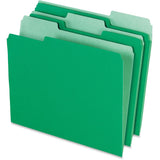 FOLDER,FIL,1/3 CUT,LTR,GN