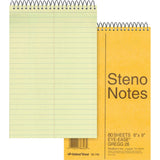 BOOK,STENO,GREGG,80 SH,GN